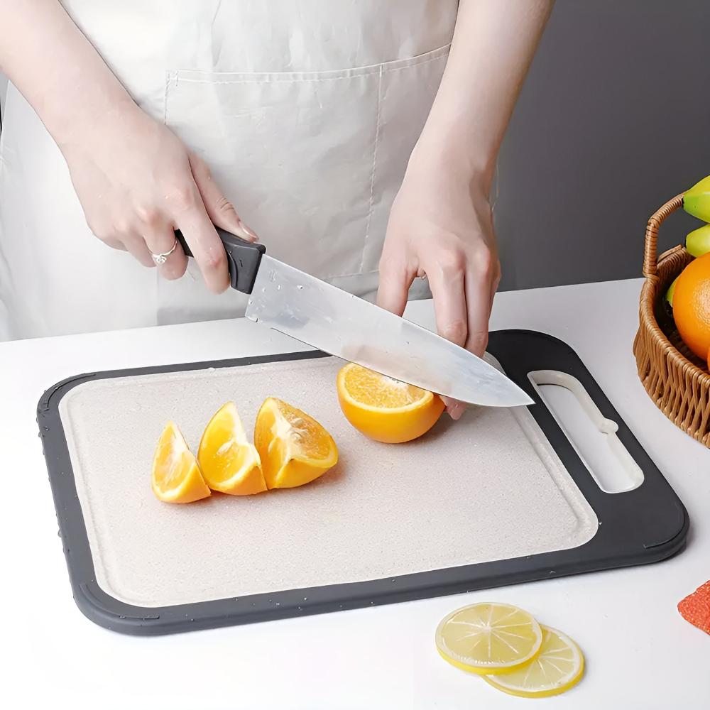Steeluxe DuoCut – Luxe Stainless Steel Cutting Board with Double-sided Design for a Hygienic Kitchen
