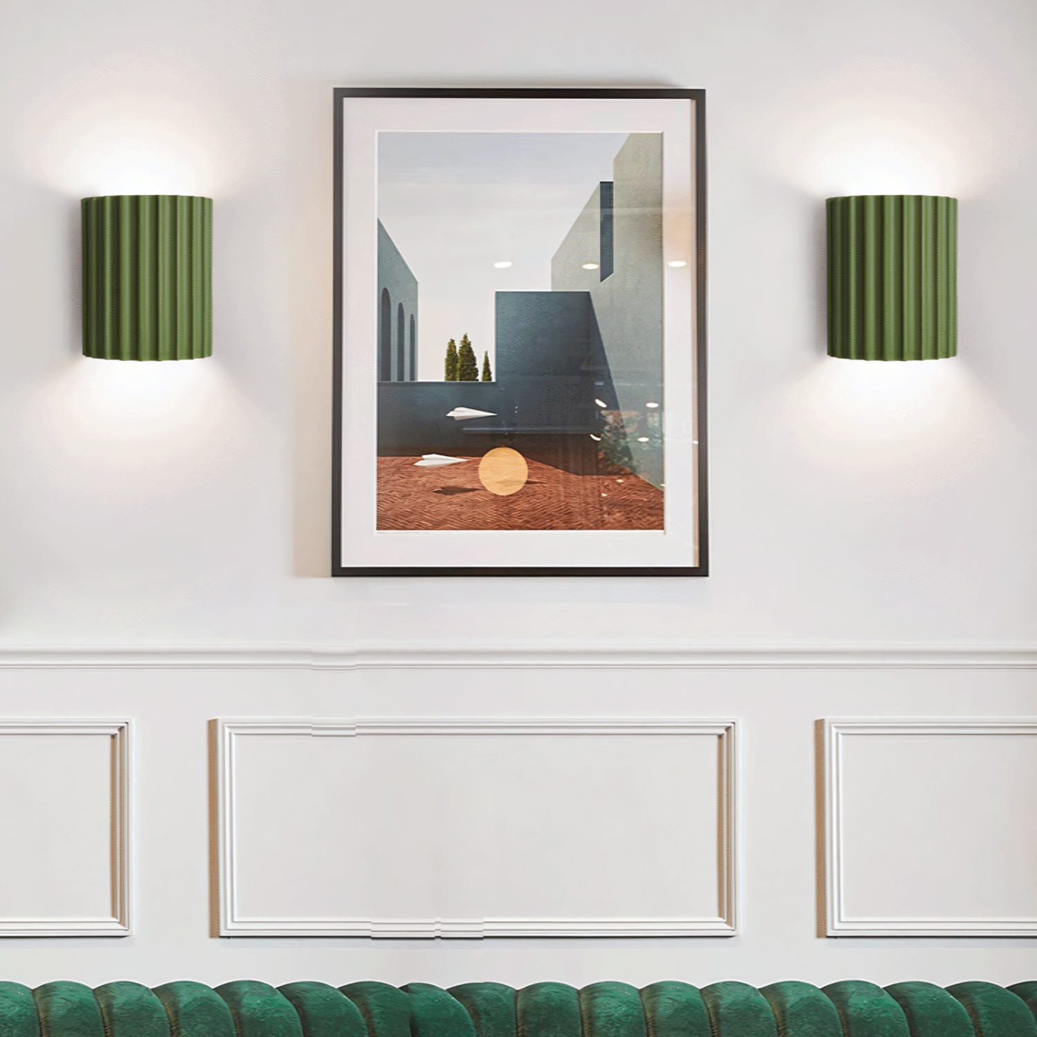 MuraleLuxe – Wall Lamp with Wavy Design for an Elegant Atmosphere