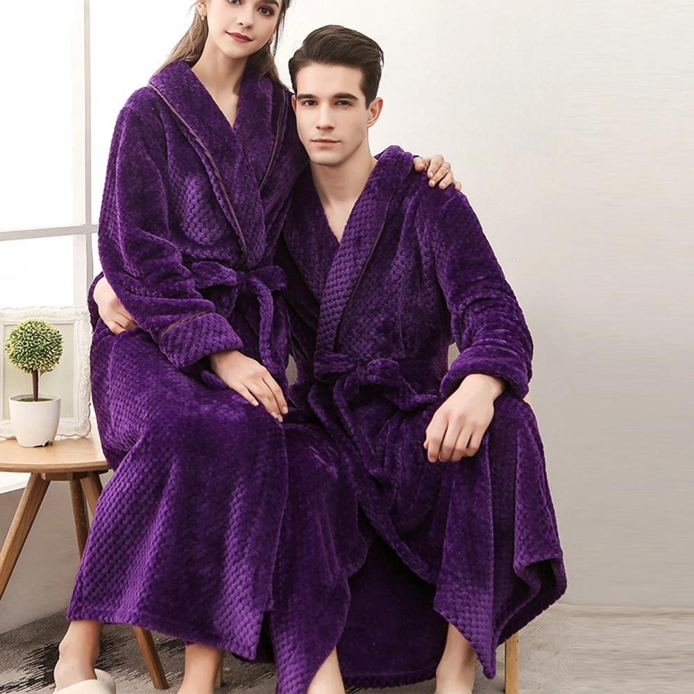 Velura Luxe – Elegant Fleece Bathrobe with Ultimate Wearing Comfort