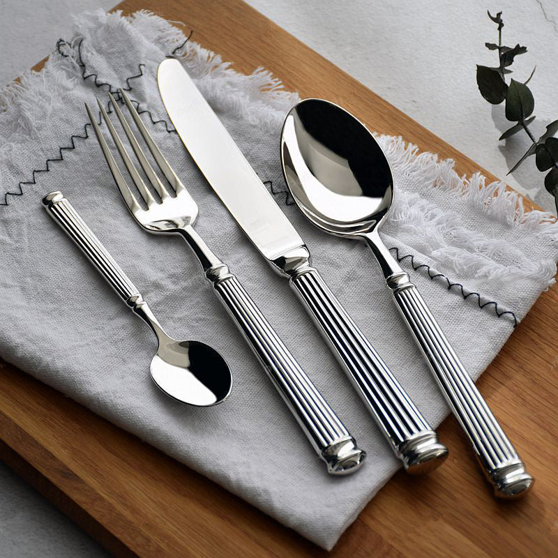 Emilia Roman – Luxe Cutlery Set of 18/10 Stainless Steel with Refined Finish