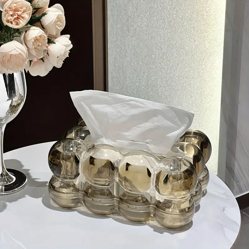 AuraForm – Sculptural Tissue Box with Modern Elegance