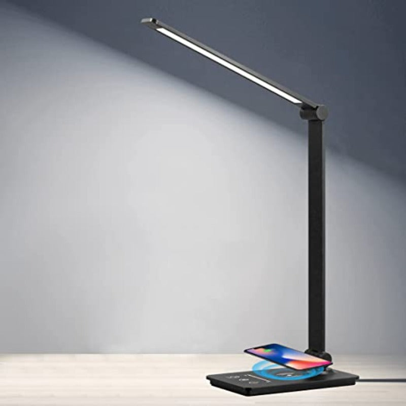 LumiGlow – Luxe LED Desk Lamp with Wireless Charging and Touch Control for a Stylish Workspace Design