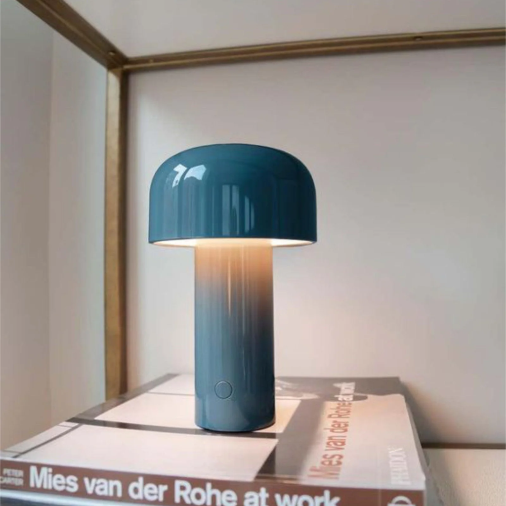 MushLuxe – Cordless Table Lamp with Mushroom Design for Cozy Corners