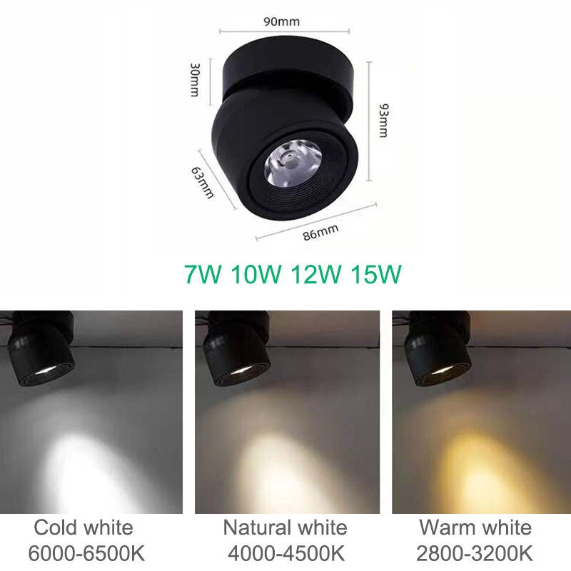 NordicLuxe – Minimalist LED Spotlight with Refined Design