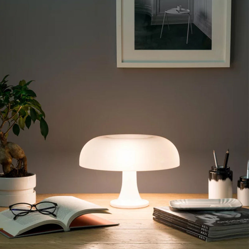 MushRoomGlow – Vintage Table Lamp with Wooden Design for a Cozy Atmosphere