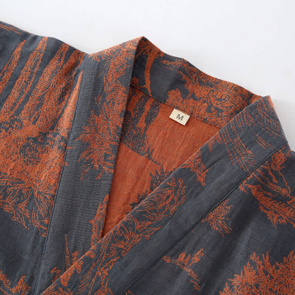 SilvaLoom – Natural & Elegant Kimono Bathrobe with Timeless Bohemian Design