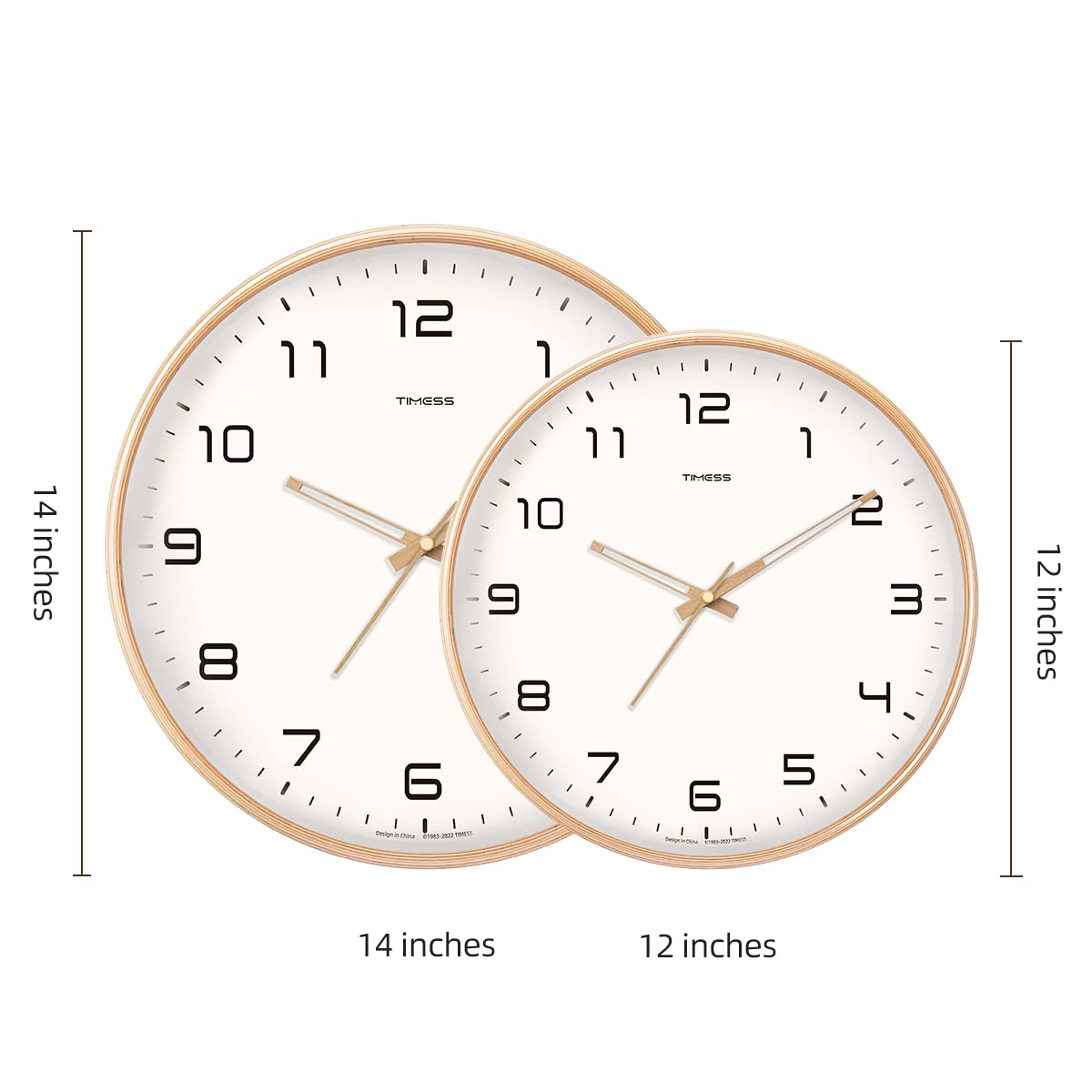 TimberTime – Stylish Wooden Wall Clock with Silent Movement for a Timeless Interior