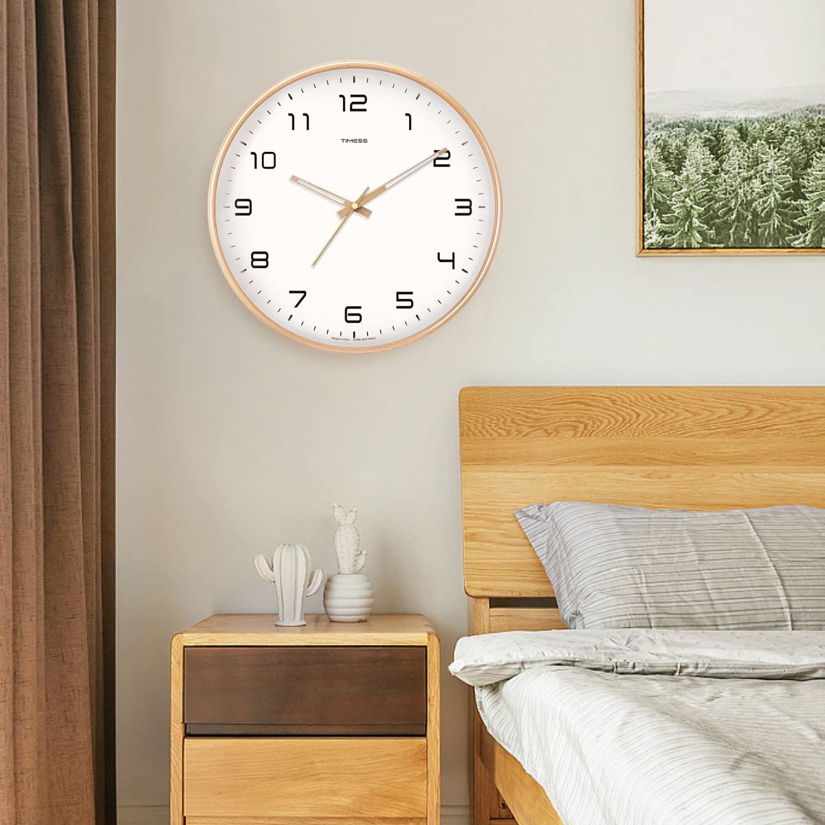 TimberTime – Stylish Wooden Wall Clock with Silent Movement for a Timeless Interior