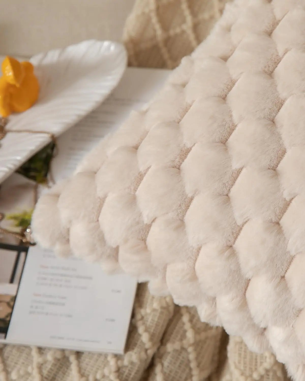 Embrace – Luxury Decorative Cushion with Lush Texture for a Refined Interior