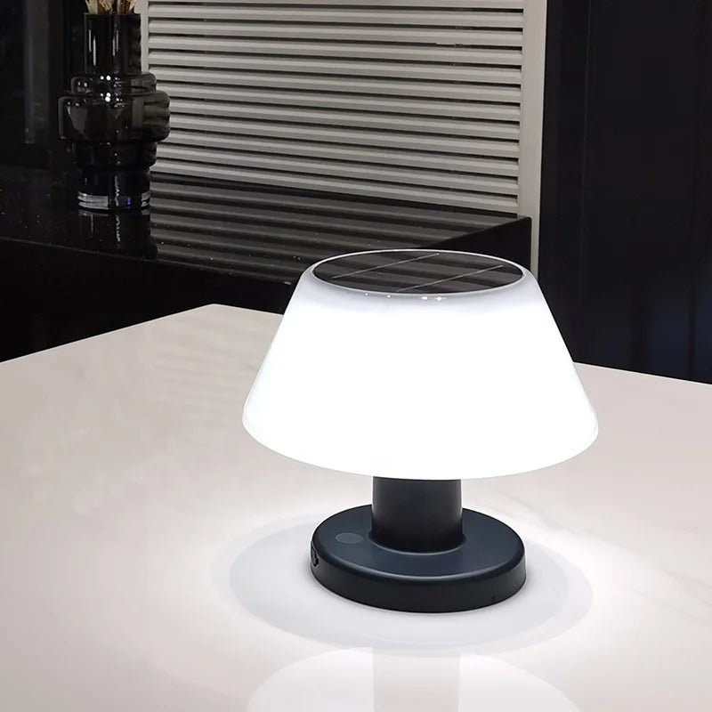 SolarGlow – Sustainable Table Lamp with Modern Design