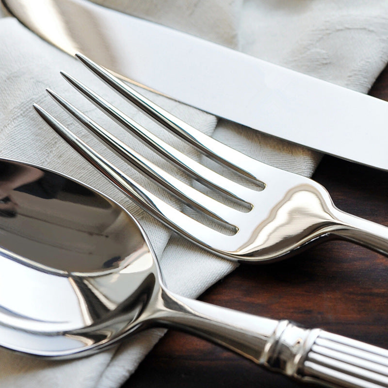 Emilia Roman – Luxe Cutlery Set of 18/10 Stainless Steel with Refined Finish