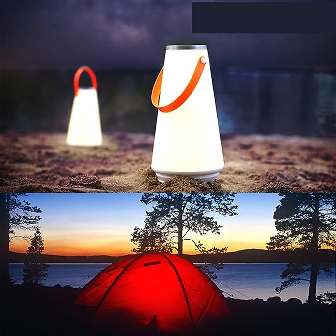 SolarGlow – Portable LED Camping Lamp with Sustainable Solar System