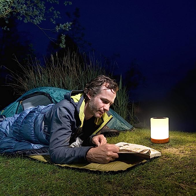 GlowEase – Dimmable LED Night Lamp with Touch Control and Colorful Ambience