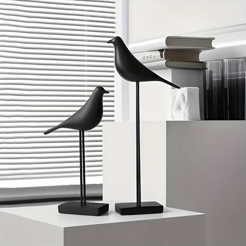 Aviéra Elegant Bird Figurines – Stylish Minimalist Decor for a Calm Interior