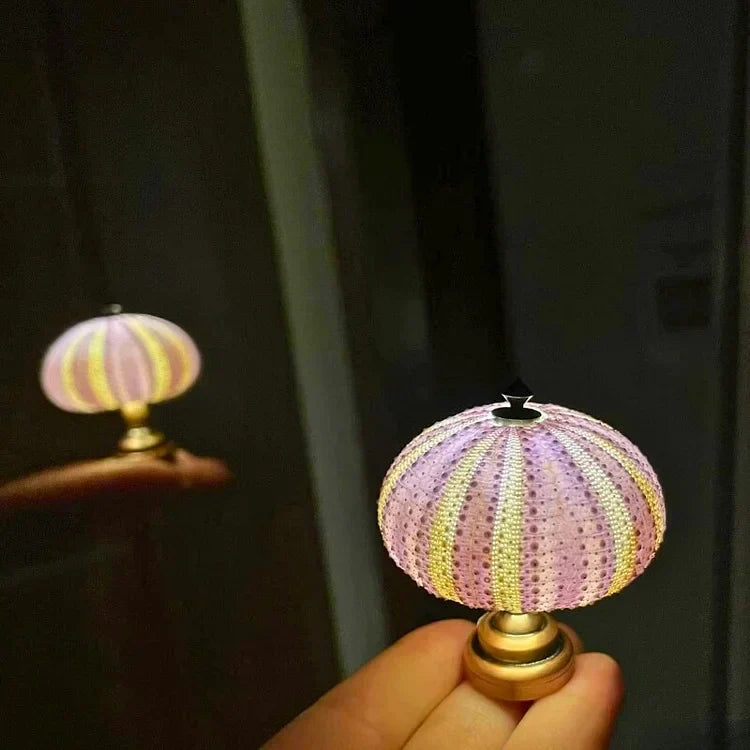 LumiCraft – Unique DIY Table Lamp with Natural Primeval Shell for an Atmospheric Interior