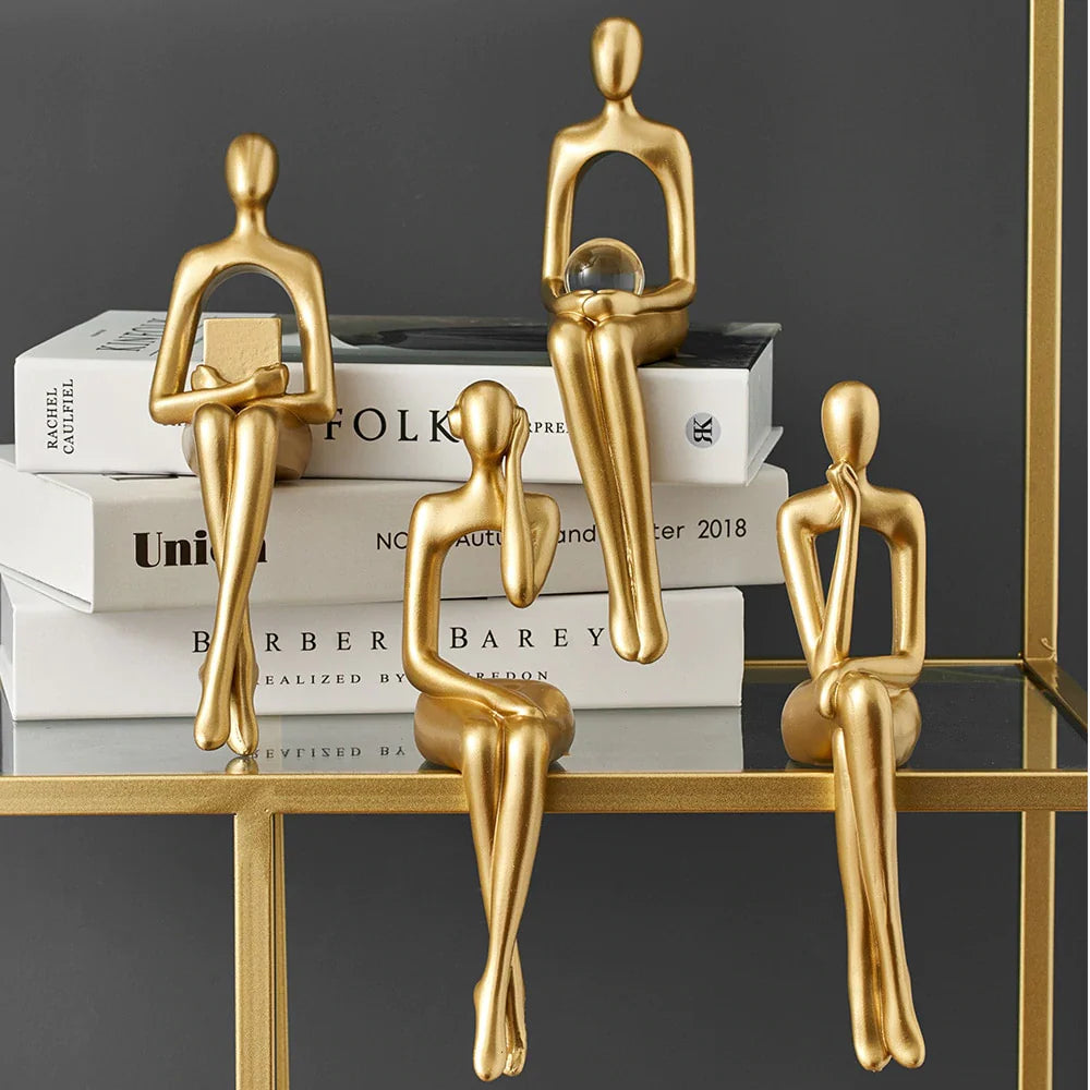 DecoraForm – Abstract Bookshelf Figures with Artistic Appearance