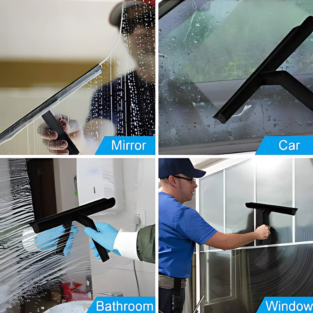 GlidePure – Seamless Shower Wiper with Modern Design & Convenient Hanging Hook