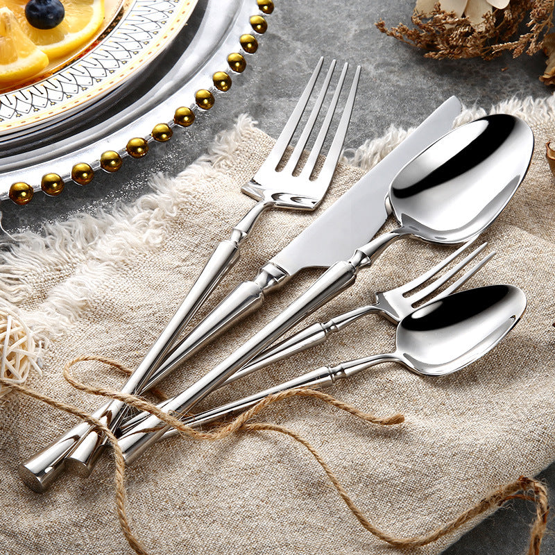 SerenaGlow – Luxury Cutlery Set with Refined Design