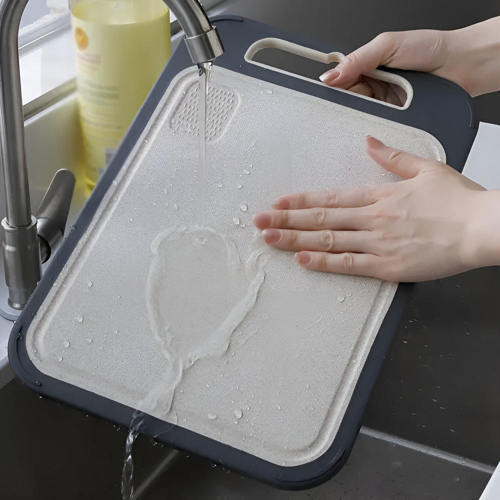 Steeluxe DuoCut – Luxe Stainless Steel Cutting Board with Double-sided Design for a Hygienic Kitchen