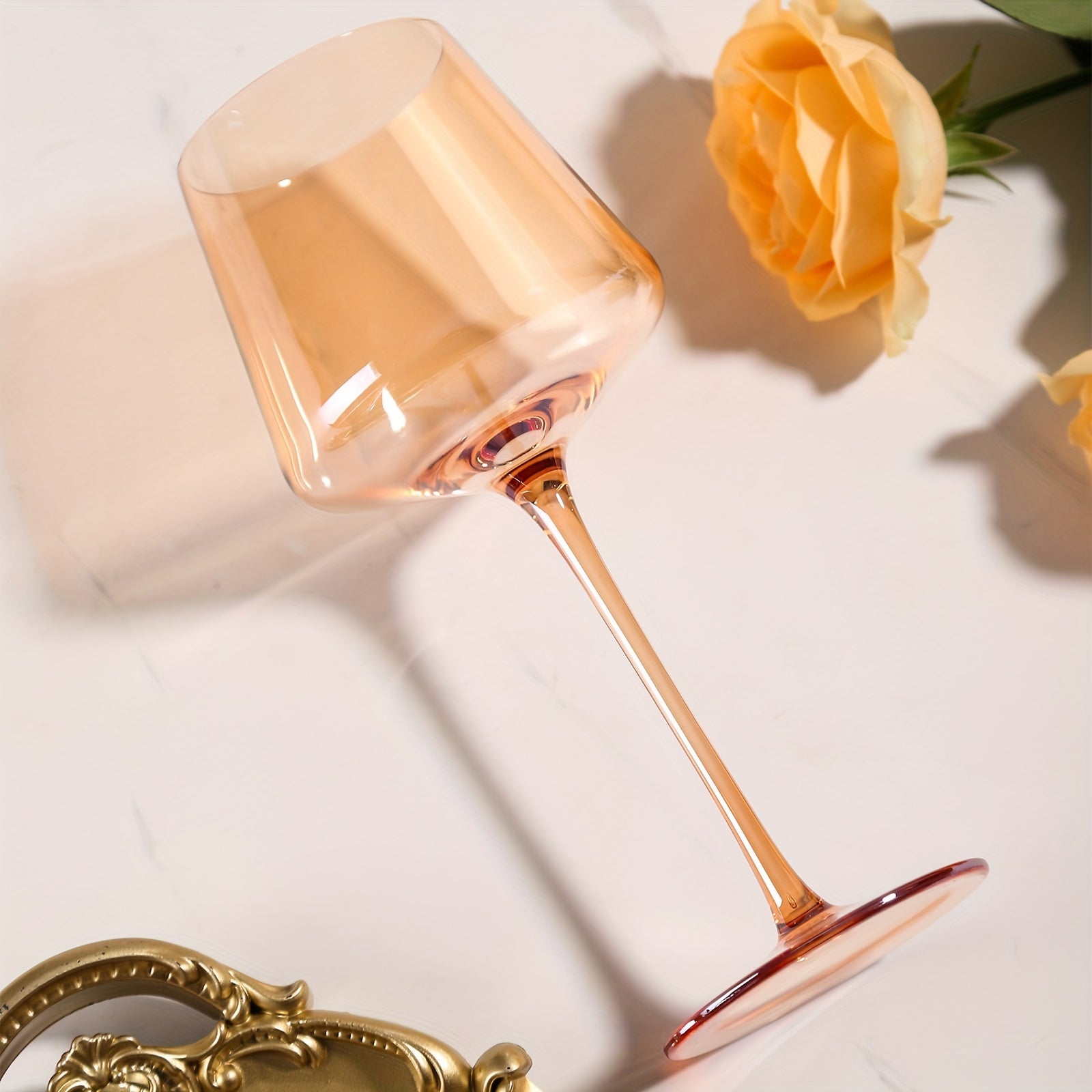 PrismGlow – Set of 6 Premium Colored Wine Glasses with Hand-Blown Crystal