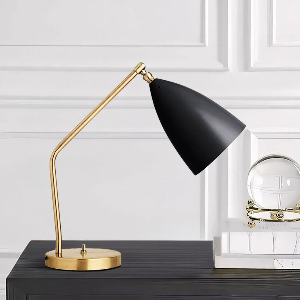 GlowSphere – Luxury Minimalist Table Lamp with Adjustable Arm