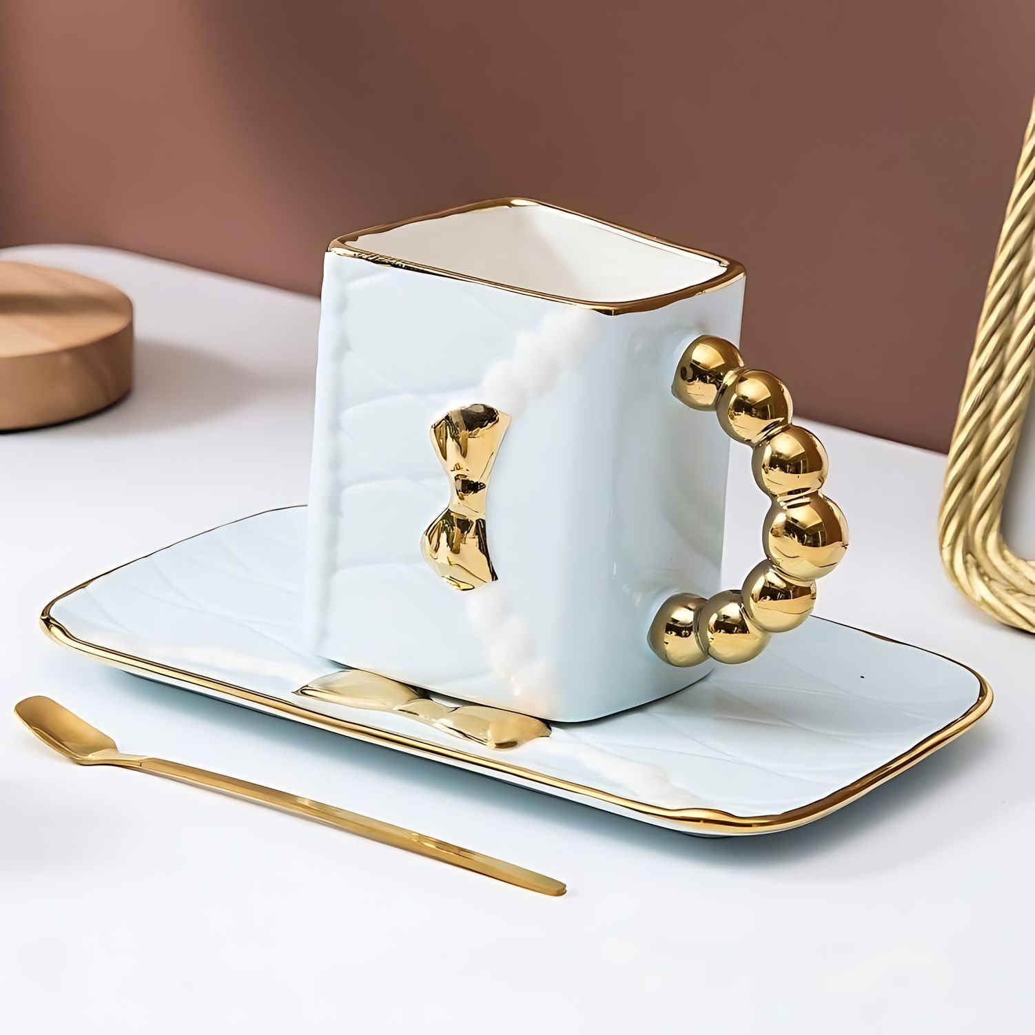 LumiChic Ceramic Tea & Coffee Set – Elegant Design for a Luxurious Moment