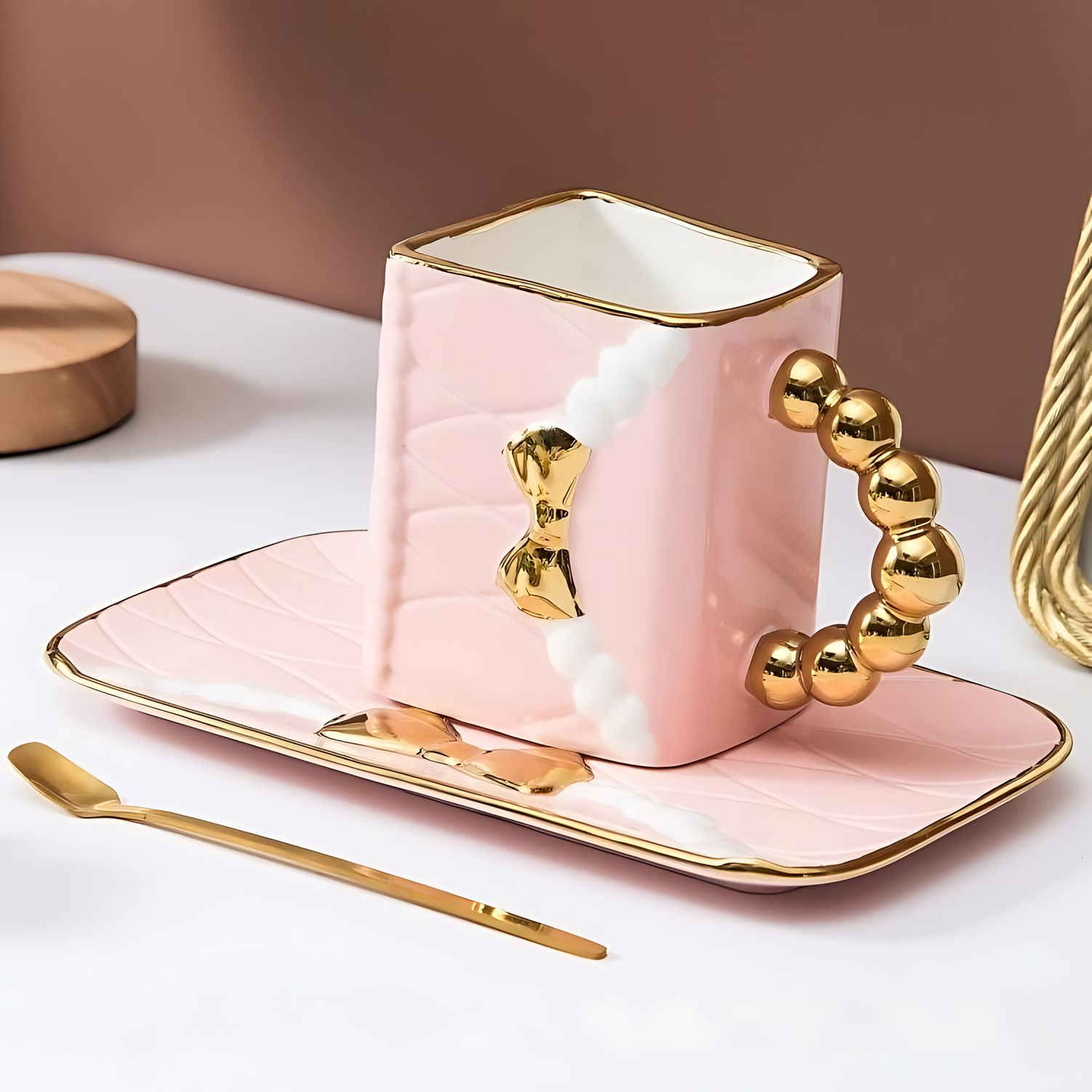 LumiChic Ceramic Tea & Coffee Set – Elegant Design for a Luxurious Moment