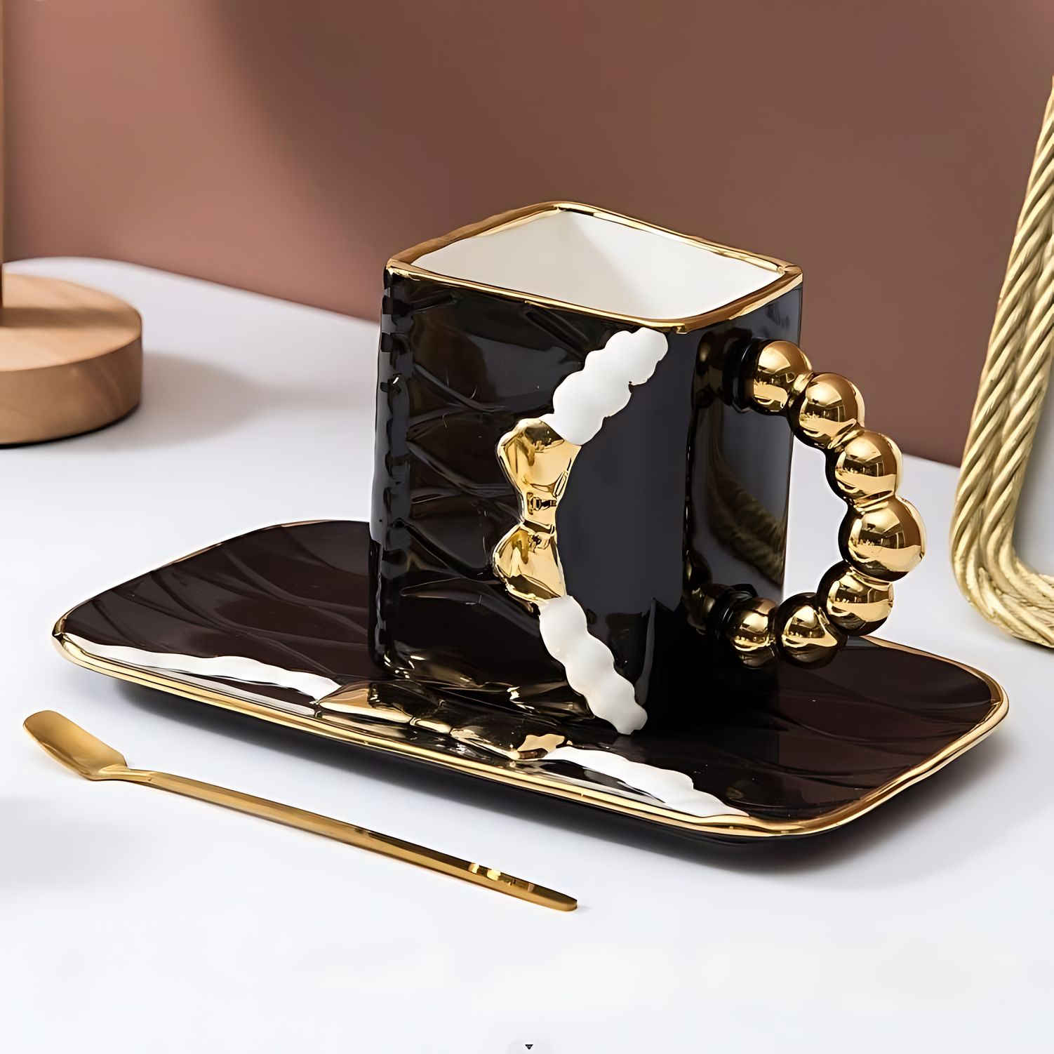 LumiChic Ceramic Tea & Coffee Set – Elegant Design for a Luxurious Moment