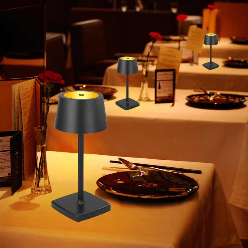 LumaGlow – Wireless Mini Table Lamp with Rechargeable Battery and Dimming Function