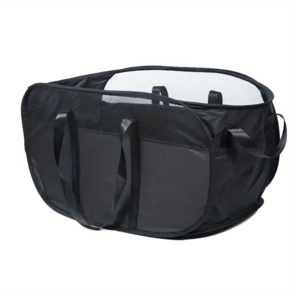 LumiFold Luxe Laundry Basket – Foldable Design with Reinforced Handles for Smart Organization