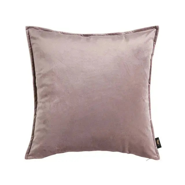 VelvetLux – Luxe Velvet Cushion Cover with Flannel Edge