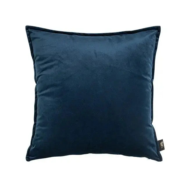 VelvetLux – Luxe Velvet Cushion Cover with Flannel Edge
