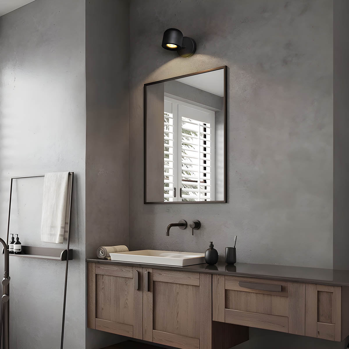 LumiFlex – Dimmable Wall Lamp with Minimalist Design and Rotatable Head