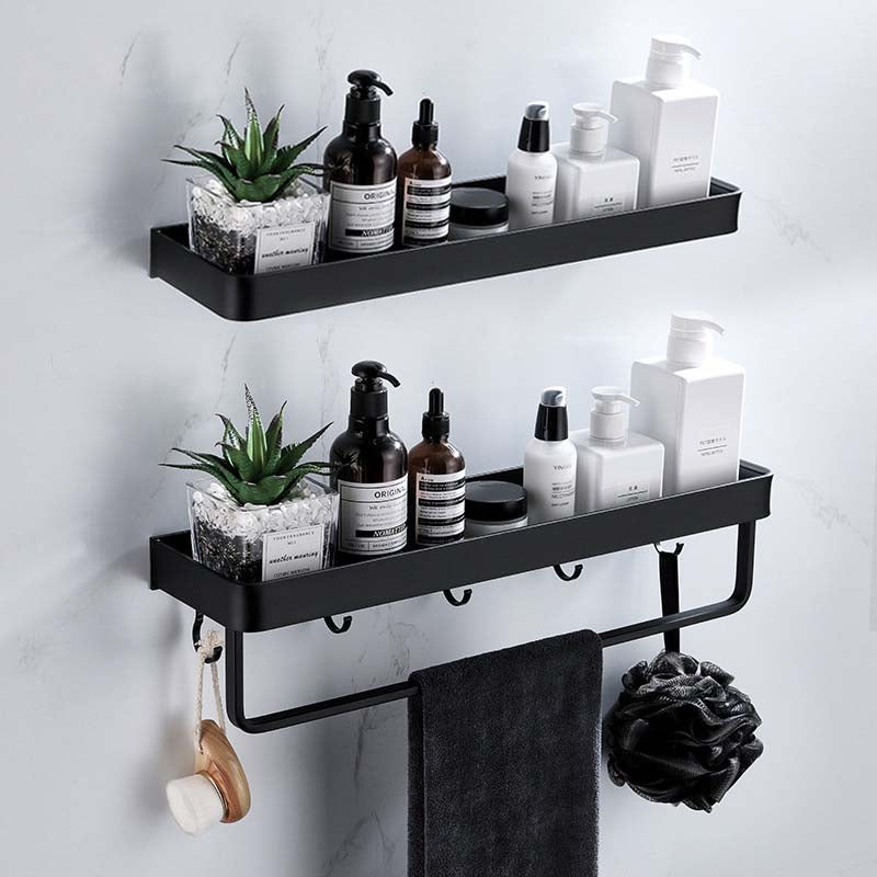 AquaSpace – No-Drill Corner Shower Shelf made of Premium Aluminum for an Organized Bathroom
