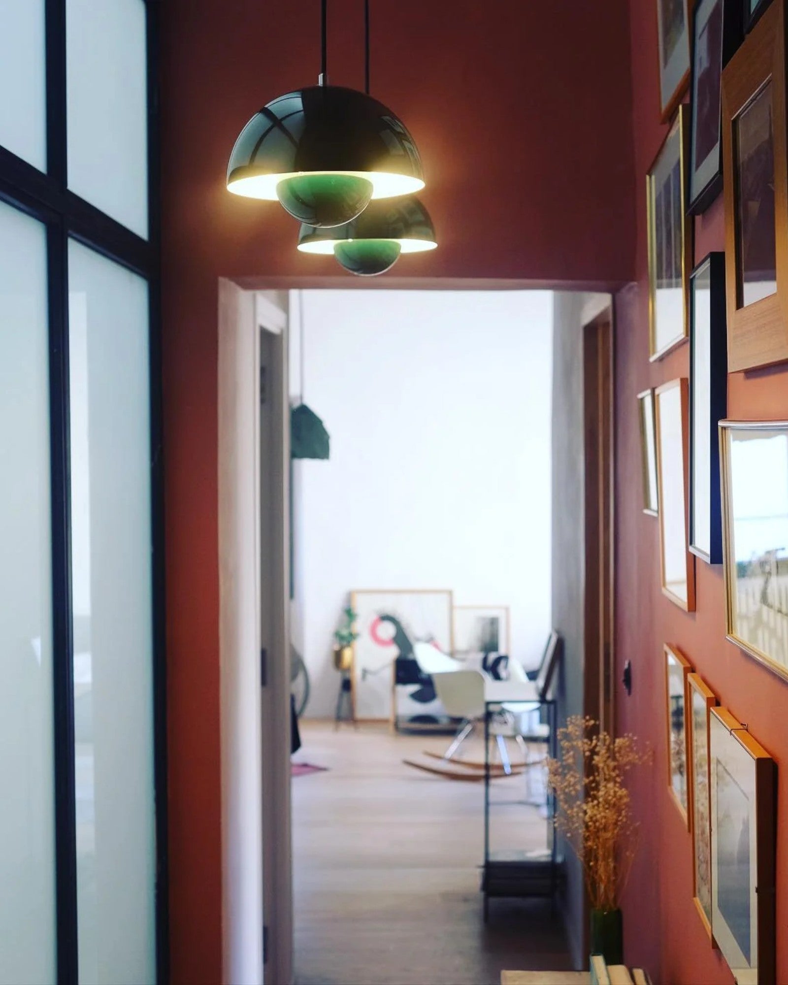 LoftElegance – Ø23cm Ceiling Lamp with Adjustable 2m Cable and Warm White Light