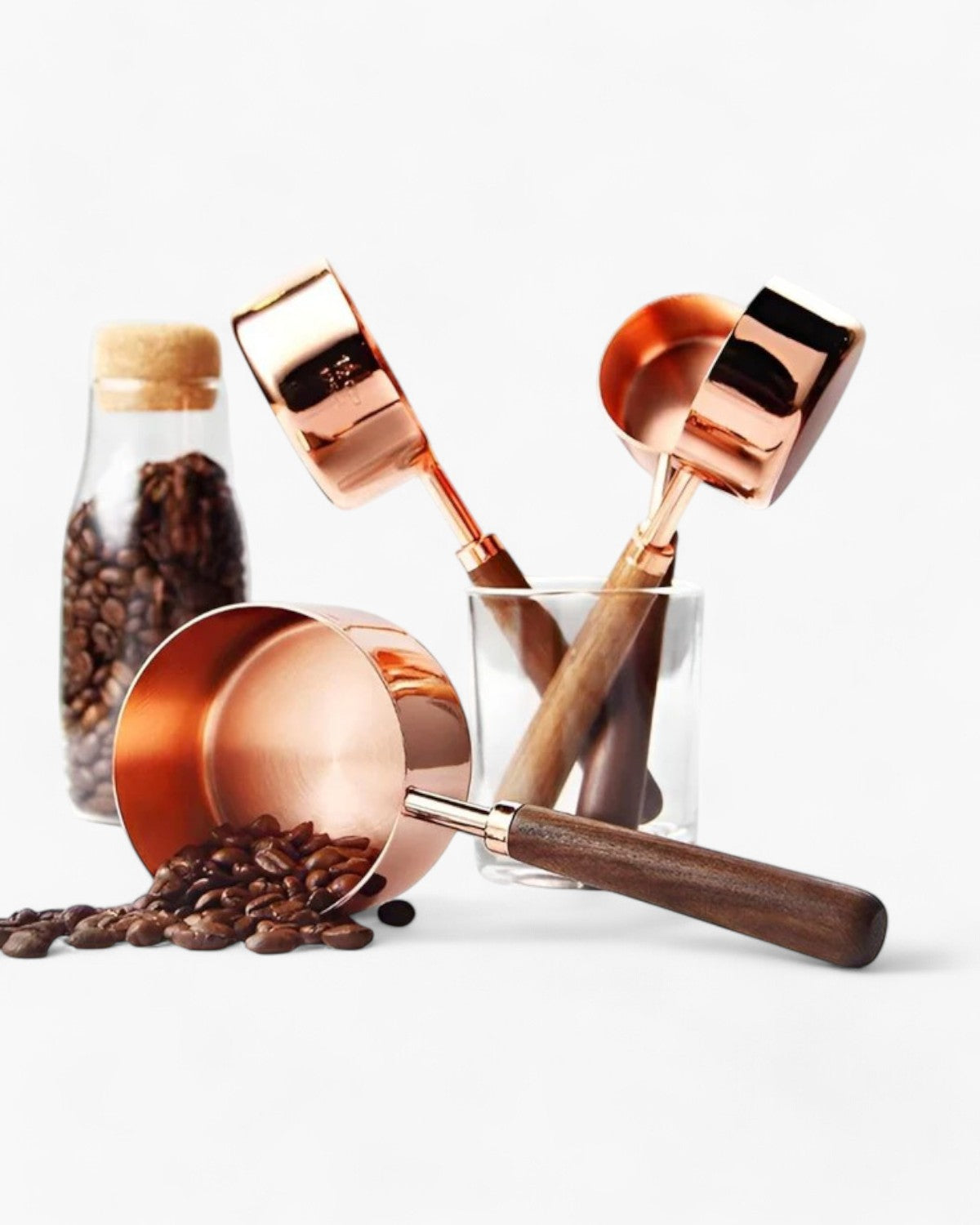 Gleam Copper – Luxe Copper Measuring Set for Precise and Stylish Cooking