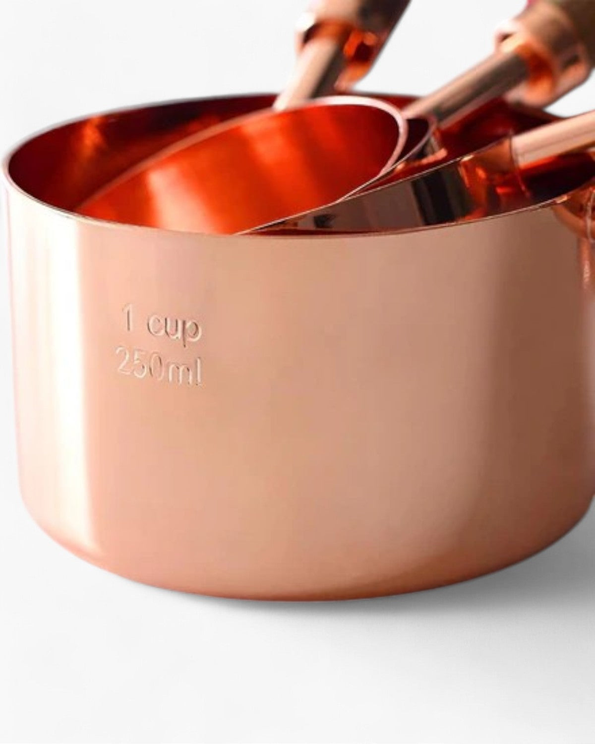 Gleam Copper – Luxe Copper Measuring Set for Precise and Stylish Cooking