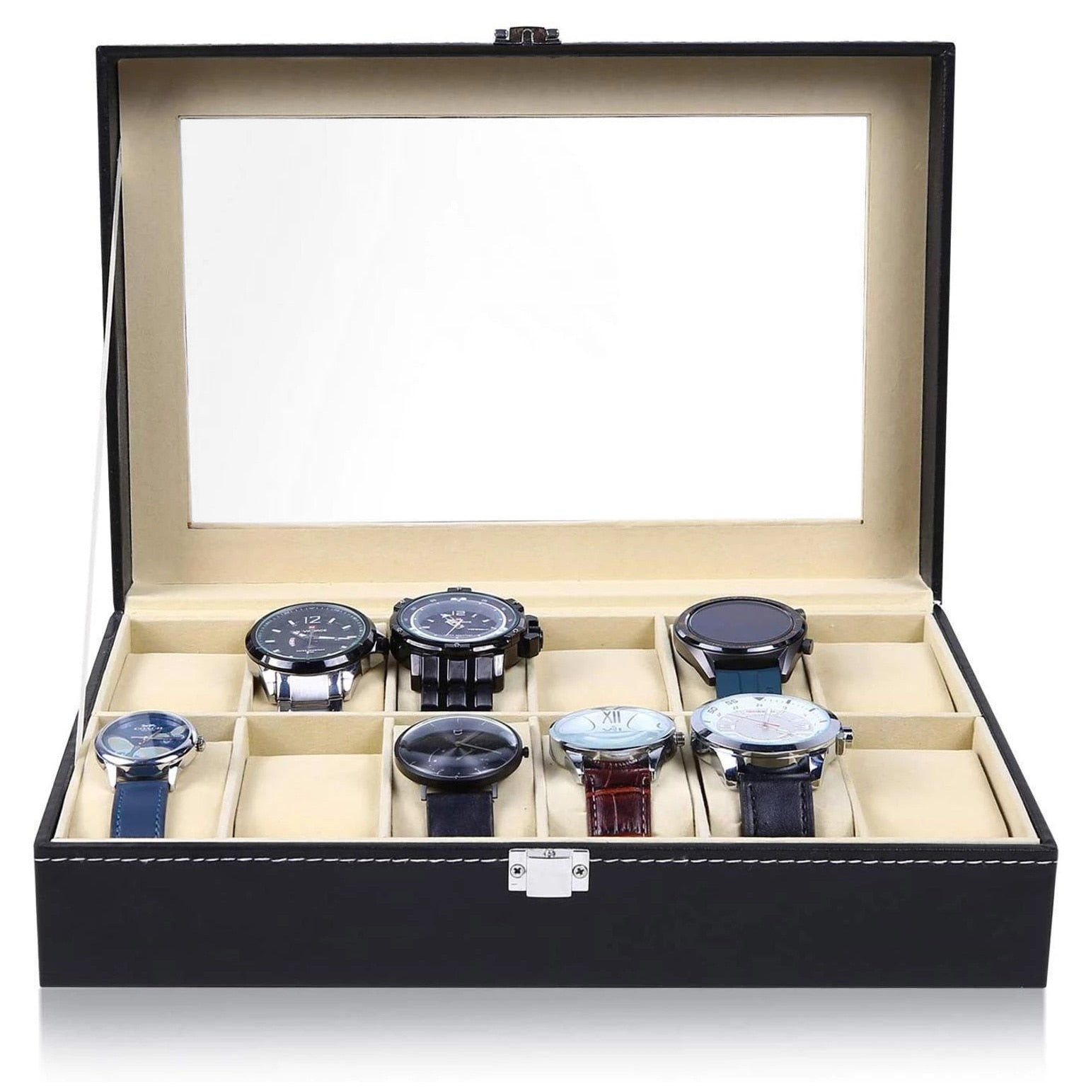 ChronaLuxe Elegant Watch Box – Stylish Storage Solution for Timeless Collections