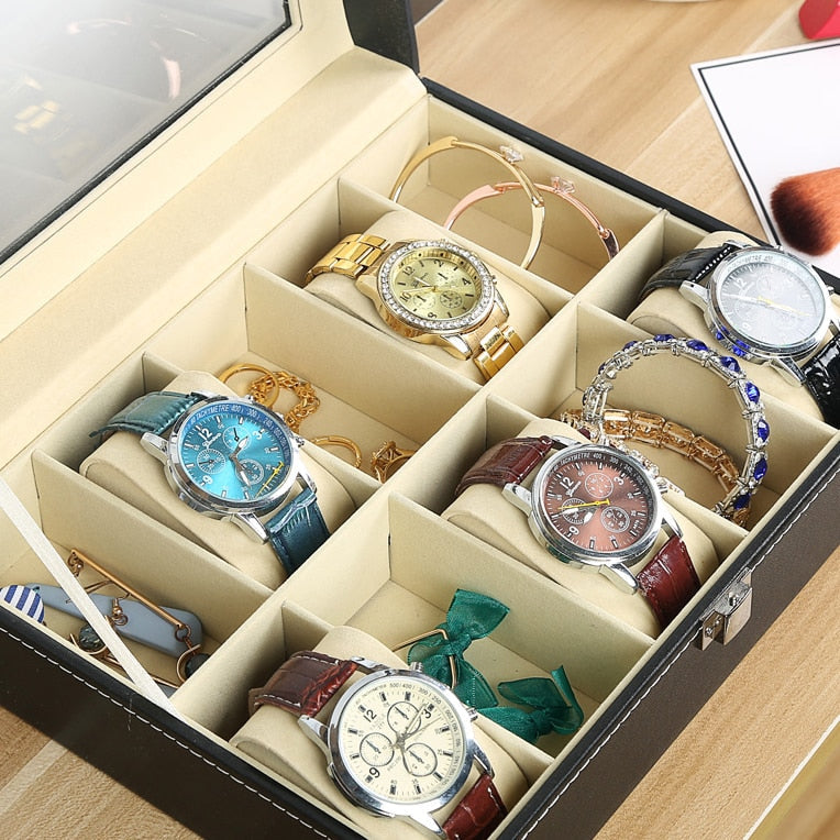 ChronaLuxe Elegant Watch Box – Stylish Storage Solution for Timeless Collections