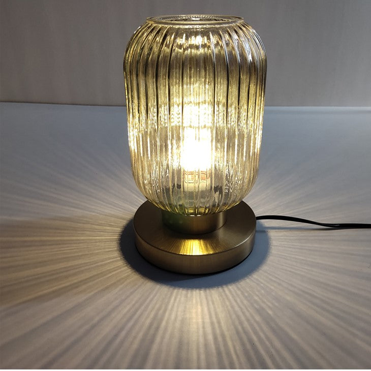 AmberGlow – Luxury Table Lamp with Scandinavian Warmth
