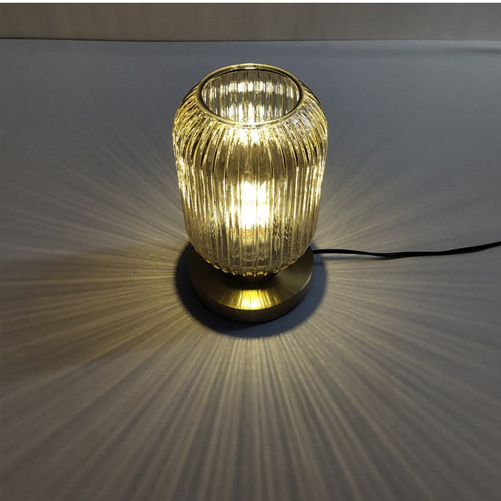 AmberGlow – Luxury Table Lamp with Scandinavian Warmth