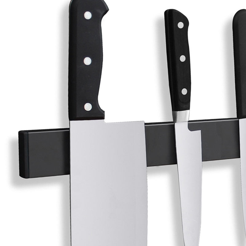 MagnaStore – Modern Wall Bracket for Knives and Kitchen Utensils made of Stainless Steel with Strong Magnets