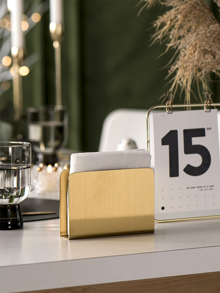 Gold Style Napkin Holder