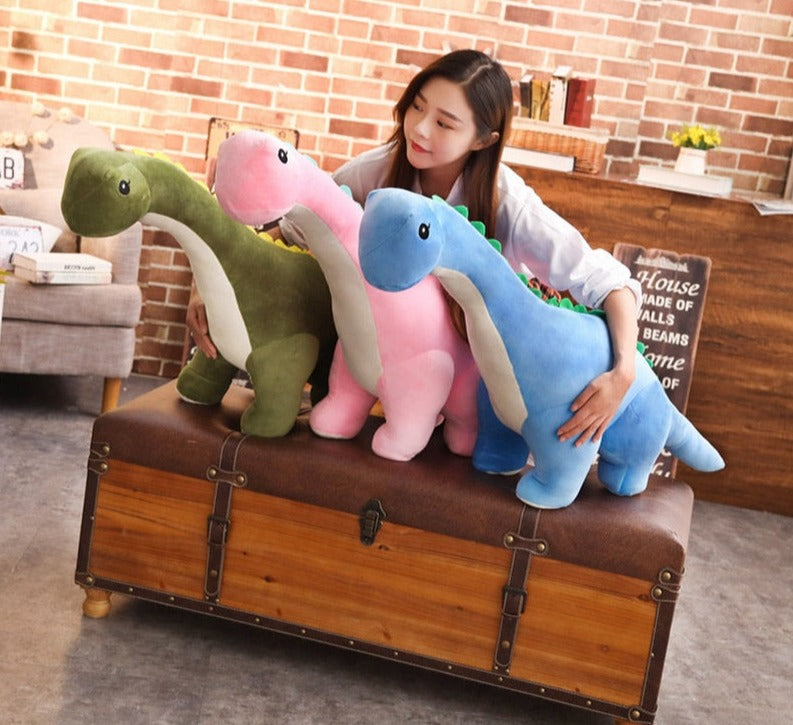 DinoSnuggle – Large Plush Diplodocus Cuddle for Ultimate Cuddle Fun