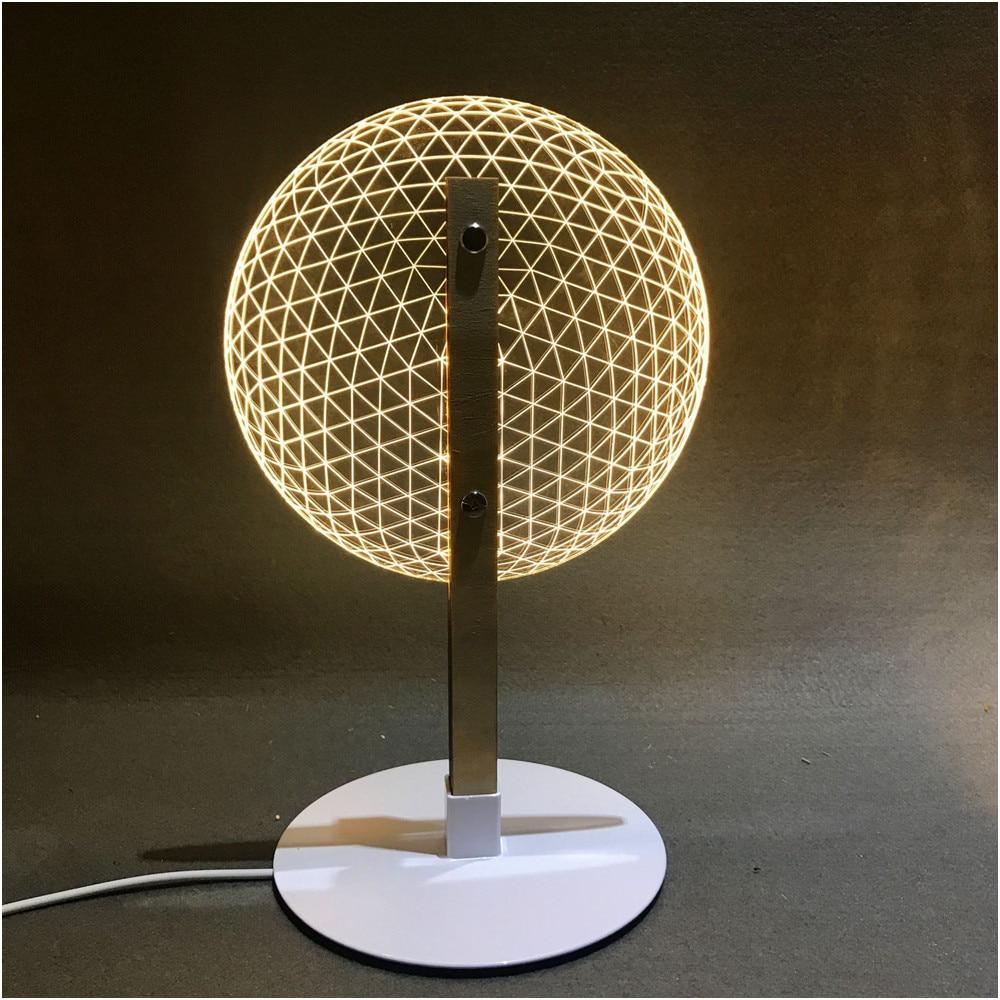 AvantaGlow – 3D Table Lamp with Wooden Accents and Innovative Lighting Design