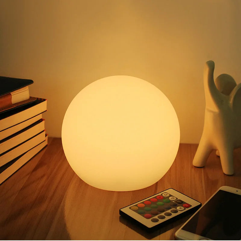 GlowSphere – Modern Table Lamp with Worldly Elegance