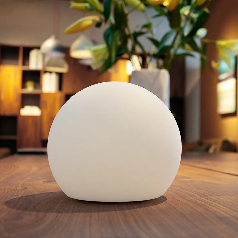 GlowSphere – Modern Table Lamp with Worldly Elegance