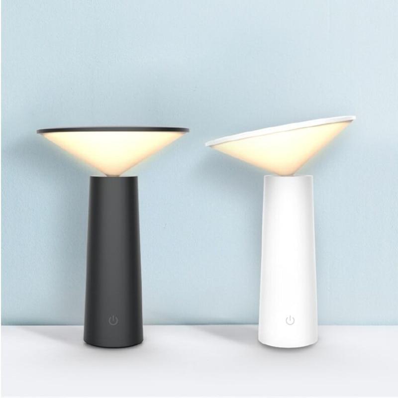 PalmGlow – Rechargeable LED Table Lamp with Warm Design and Dimmable Function