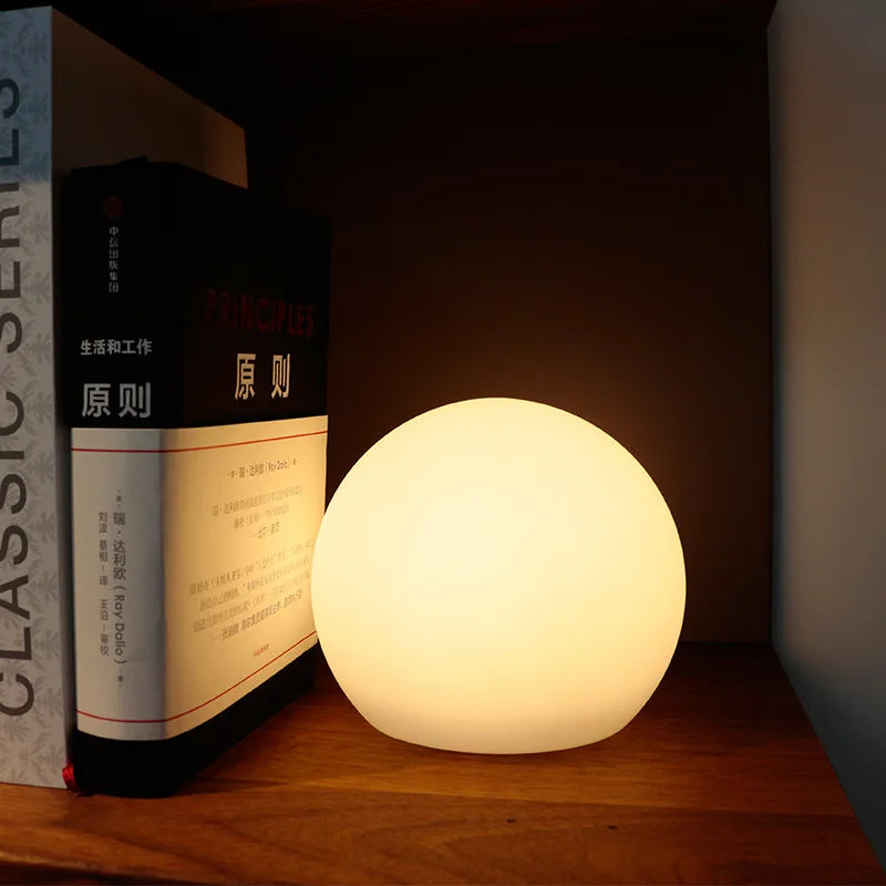 GlowSphere – Modern Table Lamp with Worldly Elegance