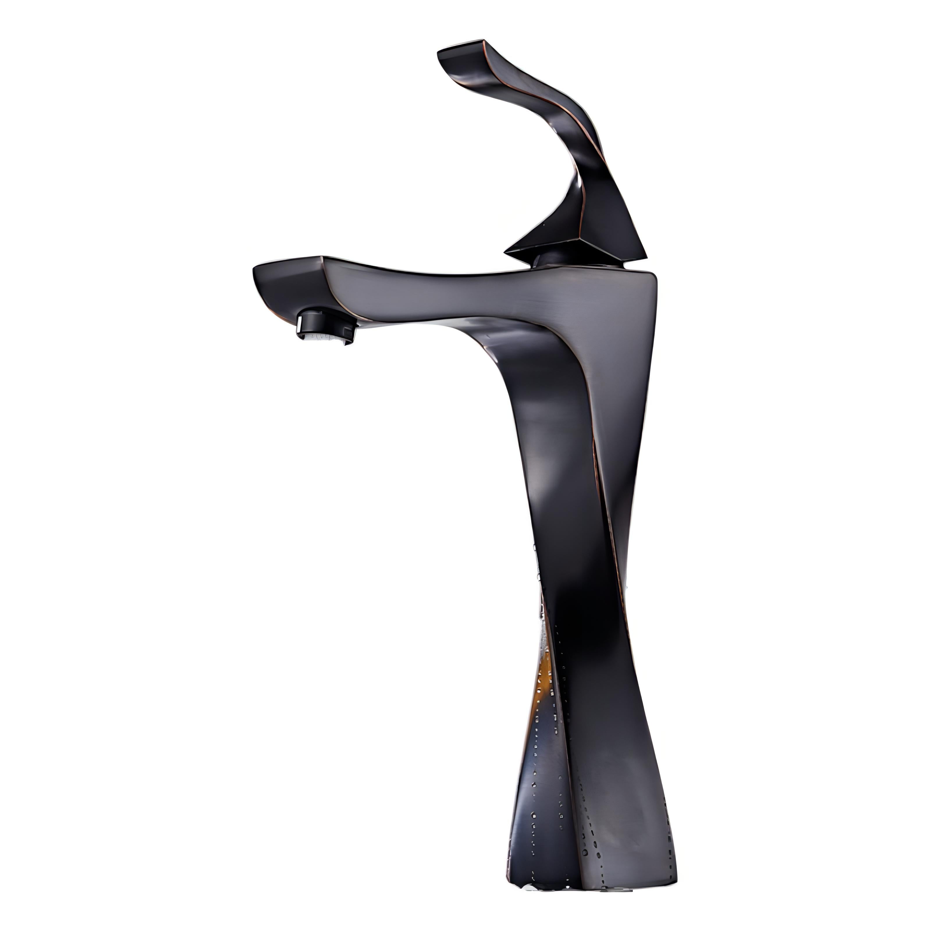 TwistLuxe – Luxury Washbasin Tap with Twisted Design for a Sleek Bathroom